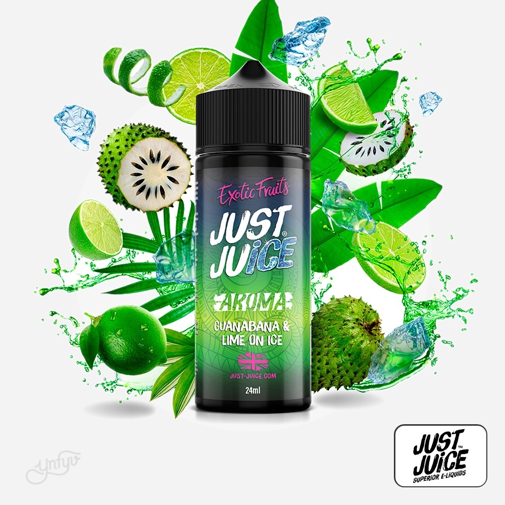 Aroma Exotic Fruits Guanaba Lime Ice 24Ml (Longfill) - Just Juice | Yonofumoyovapeo.com aroma exotic fruits guanaba lime ice 24ml (longfill) - just juice