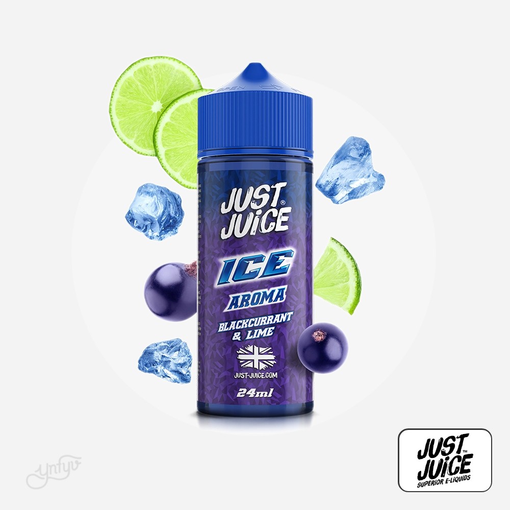 Aroma Ice Blackcurrant Lime 24Ml (Longfill) - Just Juice | Yonofumoyovapeo.com aroma ice blackcurrant lime 24ml (longfill) - just juice
