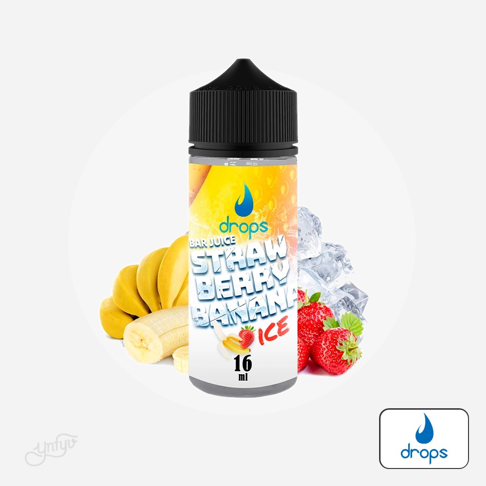 Aroma Bar Juice Strawberry Banana Ice 16Ml (Longfill) - Drops | Yonofumoyovapeo.com aroma bar juice strawberry banana ice 16ml (longfill) - drops