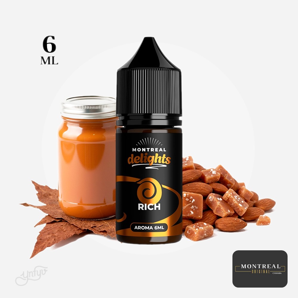 Aroma Delights Rich 6Ml (Longfill) - Montreal Original | Yonofumoyovapeo.com aroma delights rich 6ml (longfill) - montreal original