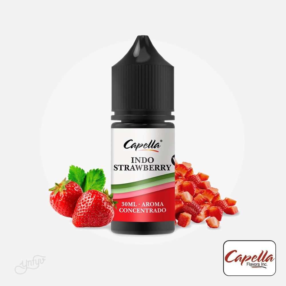 Aroma Flavors Indo Strawberry V2 30Ml - Capella | Yonofumoyovapeo.com aroma flavors indo strawberry v2 30ml - capella