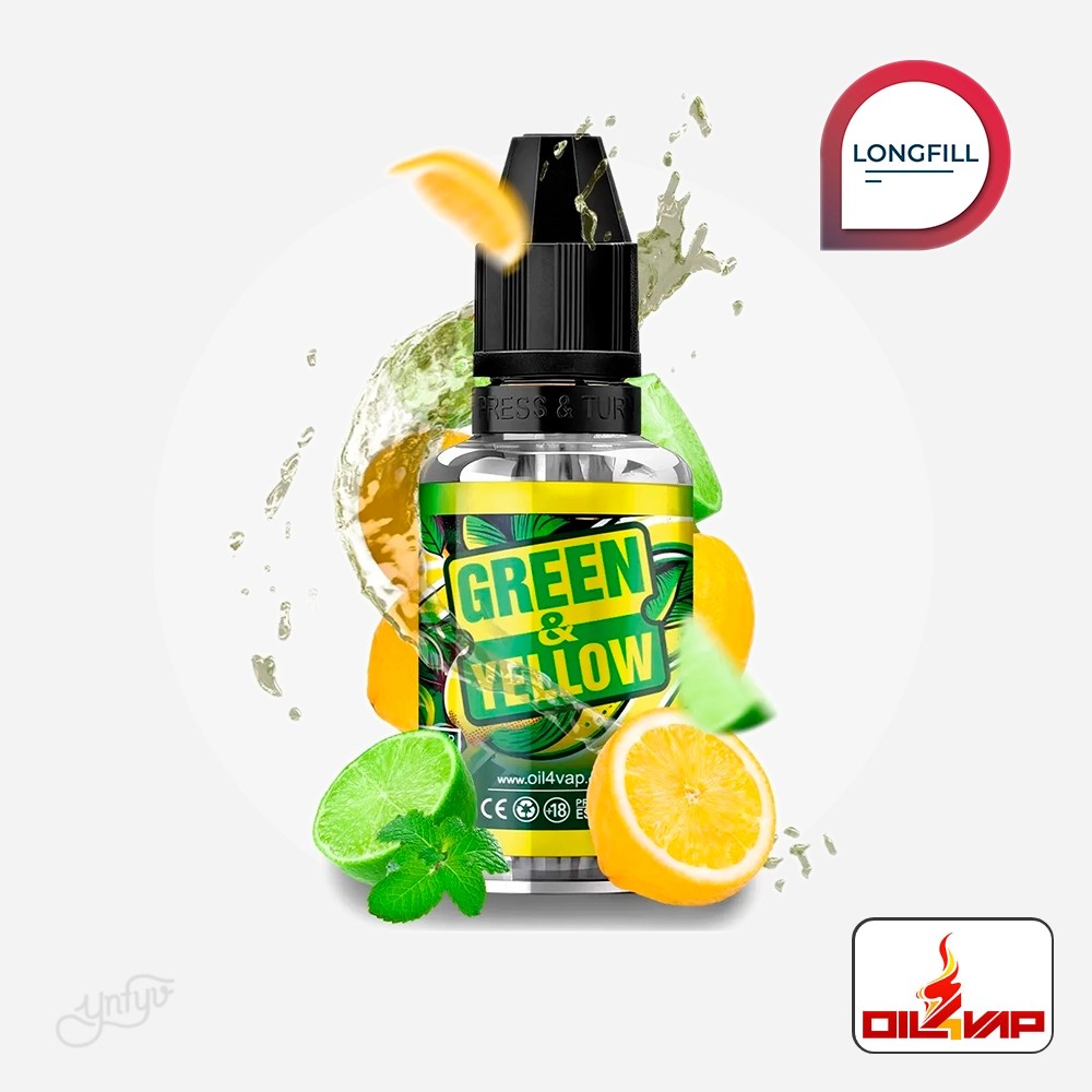 Aroma Green &Amp; Yellow 8Ml (Longfill) - Oil4Vap | Yonofumoyovapeo.com aroma green & yellow 8ml (longfill) - oil4vap