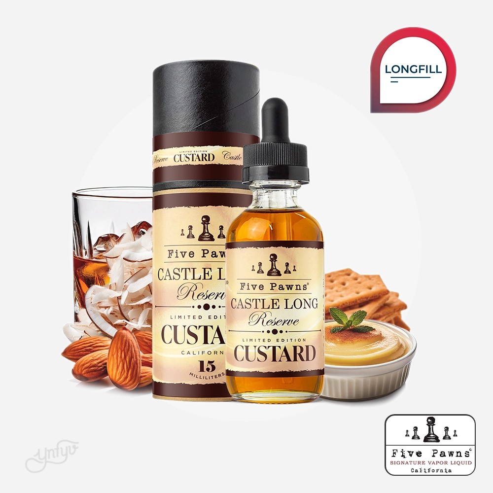 Aroma Reserve Castle Long Custard 15Ml (Longfill) - Five Pawns | Yonofumoyovapeo.com aroma reserve castle long custard 15ml (longfill) - five pawns