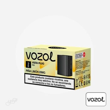 Cartucho Precargado Vista Plug 2+10 Piña Limón 20Mg Vozol | Yonofumoyovapeo.com cartucho precargado vista plug 2+10 piña limón 20mg vozol barato en yonofumoyovapeo.com