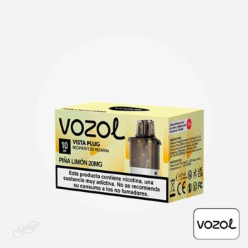 Cartucho Precargado Vista Plug 2+10 Piña Limón 20Mg Vozol | Yonofumoyovapeo.com cartucho precargado vista plug 2+10 piña limón 20mg vozol barato en yonofumoyovapeo.com