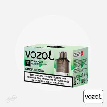 Cartucho Precargado Vista Plug 2+10 Sandía Ice 20Mg Vozol | Yonofumoyovapeo.com cartucho precargado vista plug 2+10 sandía ice 20mg vozol barato en yonofumoyovapeo.com