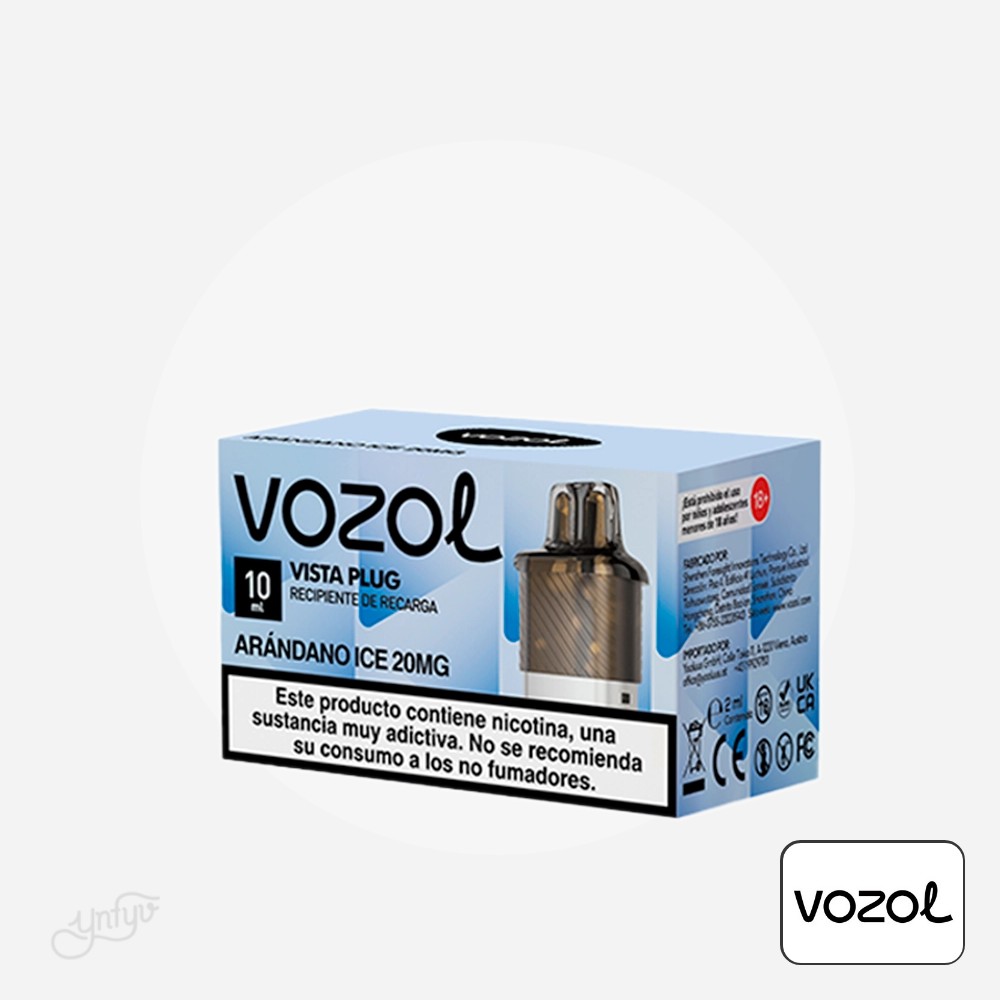Cartucho Precargado Vista Plug 2+10 Arándano Ice 20Mg Vozol | Yonofumoyovapeo.com cartucho precargado vista plug 2+10 arándano ice 20mg vozol - imagen 3