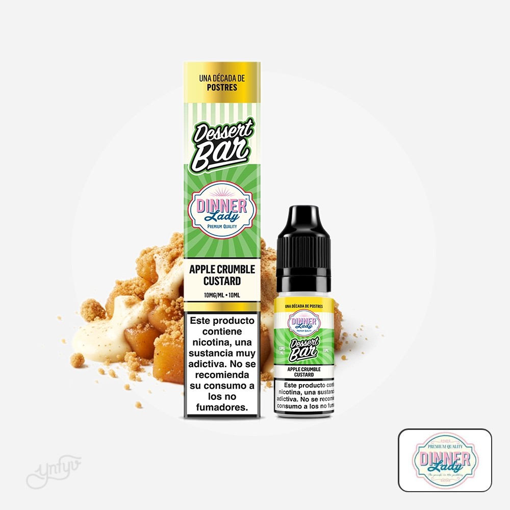Sales Dessert Bar Apple Crumble Custard 10Ml - Dinner Lady | Yonofumoyovapeo.com sales dessert bar apple crumble custard 10ml - dinner lady