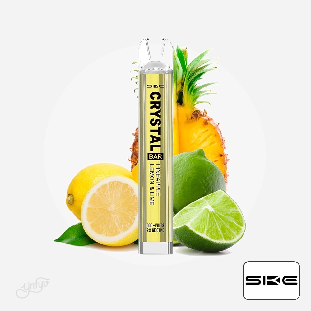 Vaper Desechable Crystal Bar Pineapple Lemon Lime 20Mg Ske | Yonofumoyovapeo.com vaper desechable crystal bar pineapple lemon lime 20mg ske