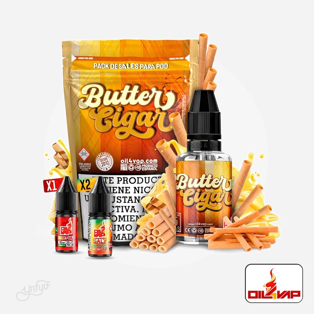 Sales Butter Cigar Pack De Sales 30Ml - Oil4Vap | Yonofumoyovapeo.com sales butter cigar pack de sales 30ml - oil4vap