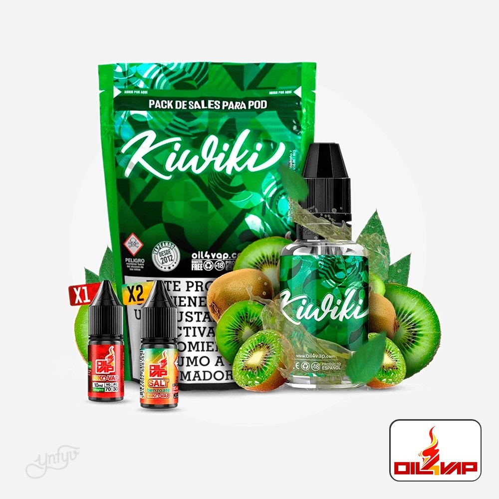 Sales Kiwiki Pack De Sales 30Ml - Oil4Vap | Yonofumoyovapeo.com sales kiwiki pack de sales 30ml - oil4vap