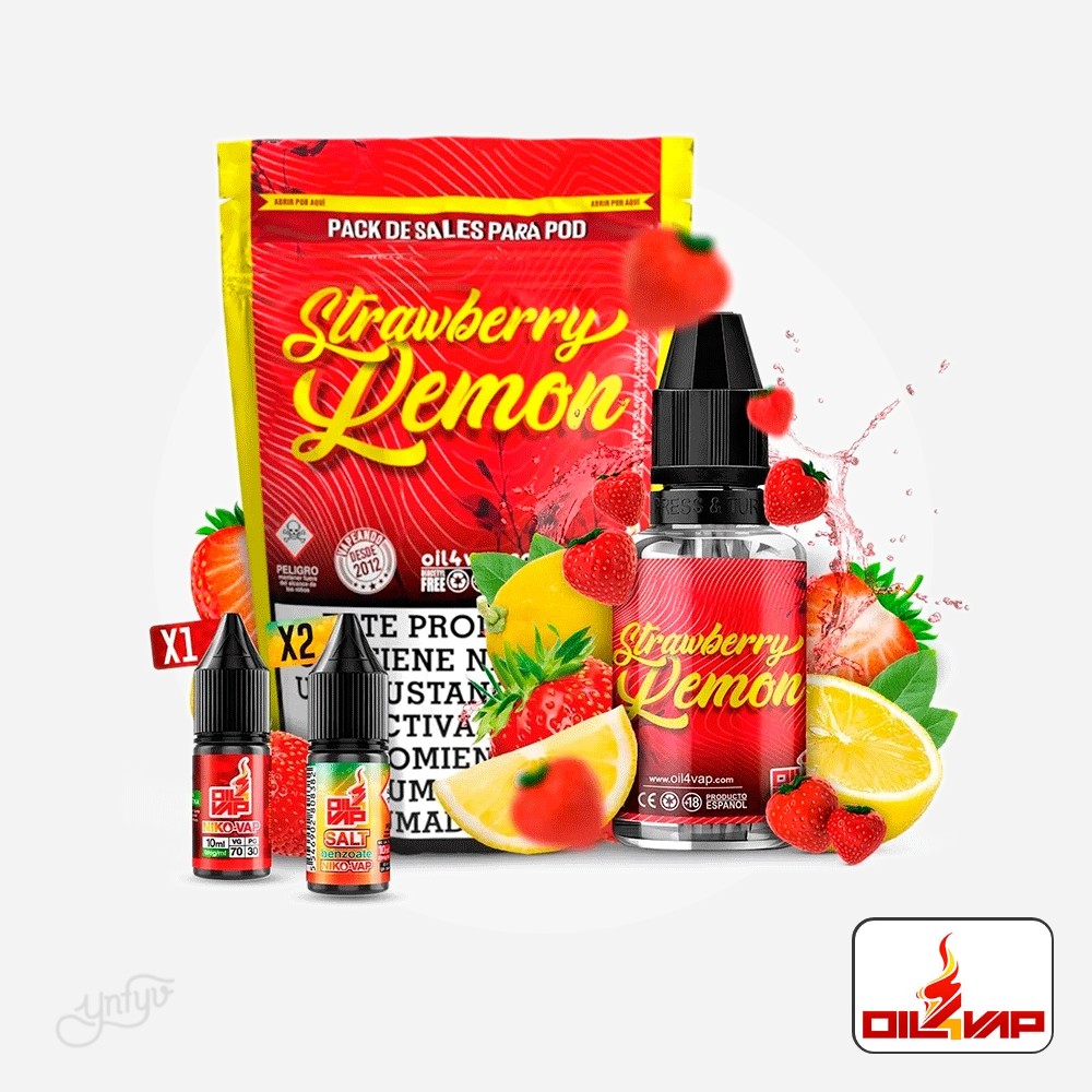 Sales Strawberry Lemon Pack De Sales 30Ml - Oil4Vap | Yonofumoyovapeo.com sales strawberry lemon pack de sales 30ml - oil4vap