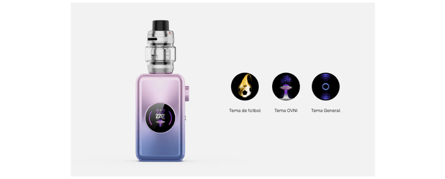 Vaporesso Gen Max – Innovación Y Estilo En El Mundo Del Vapeo | Yonofumoyovapeo.com interfaz de usuario del vaporesso gen max con opciones de configuración