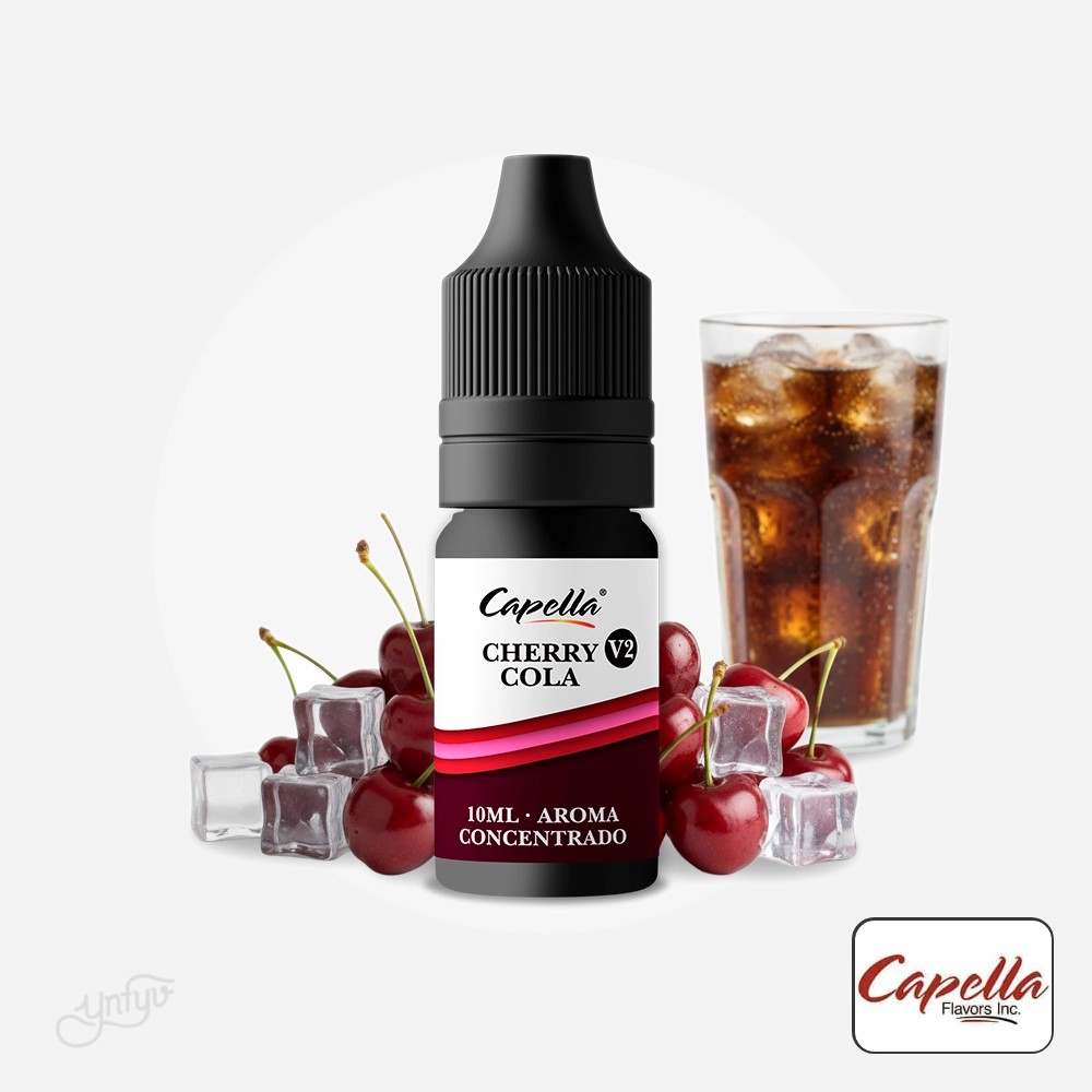 Aroma Cherry Cola V2 10Ml - Capella | Yonofumoyovapeo.com aroma cherry cola v2 10ml - capella