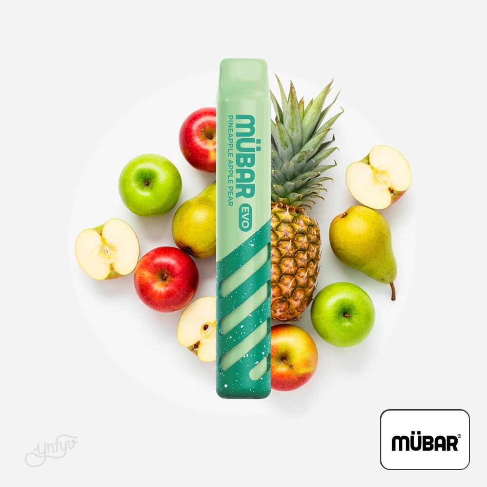 Vaper Desechable Evo 800 Pineapple Apple Pear 20Mg Mübar | Yonofumoyovapeo.com vaper desechable evo 800 pineapple apple pear 20mg mübar