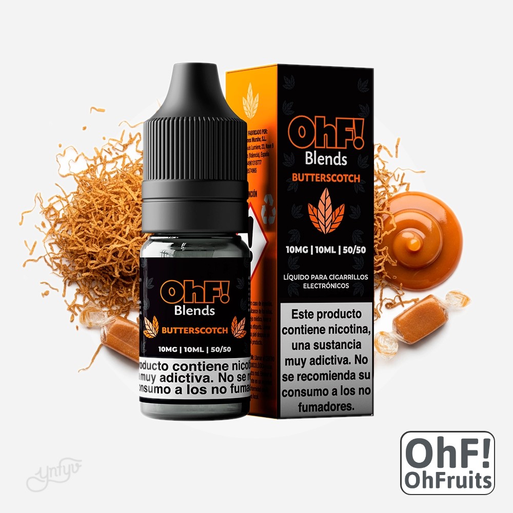 Sales Blends Butterscotch 10Ml - Ohf! | Yonofumoyovapeo.com sales blends butterscotch 10ml - ohf!
