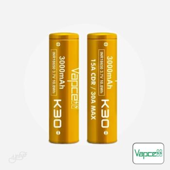 Tienda Vaper Barato, Vapers Desechables Y Recargables | Yonofumoyovapeo.com batería vapcell k30 inr18650 3000mah 30a (pack de 2)