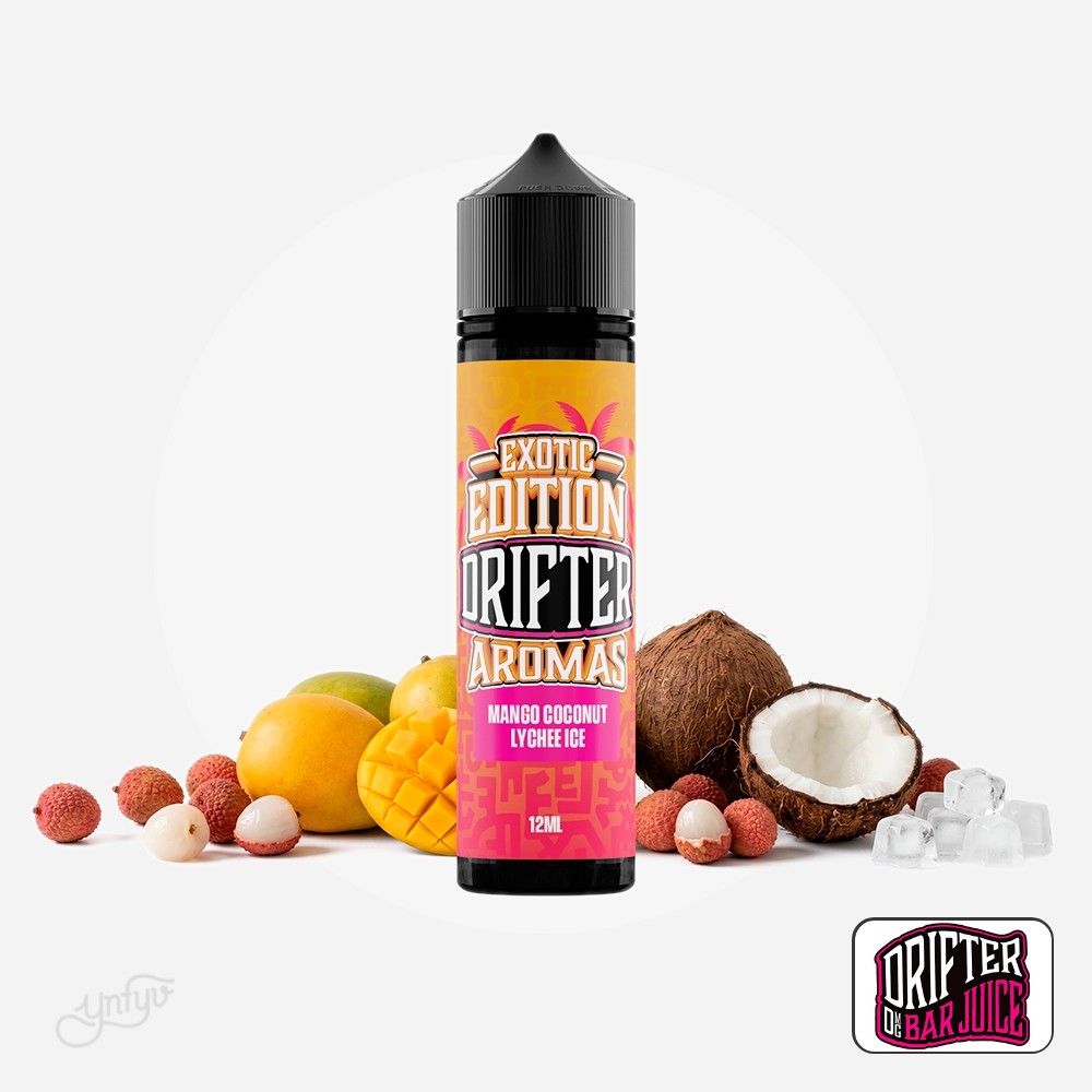 Aroma Exotic Mango Coconut Lychee Ice 12Ml (Longfill) - Drifter | Yonofumoyovapeo.com aroma exotic mango coconut lychee ice 12ml (longfill) - drifter