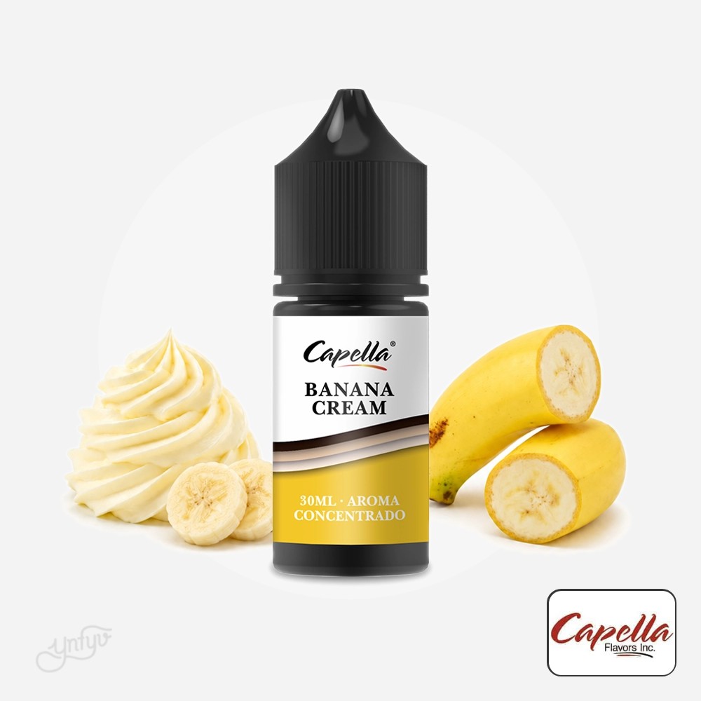 Aroma Banana Cream 30Ml - Capella | Yonofumoyovapeo.com aroma banana cream 30ml – capella