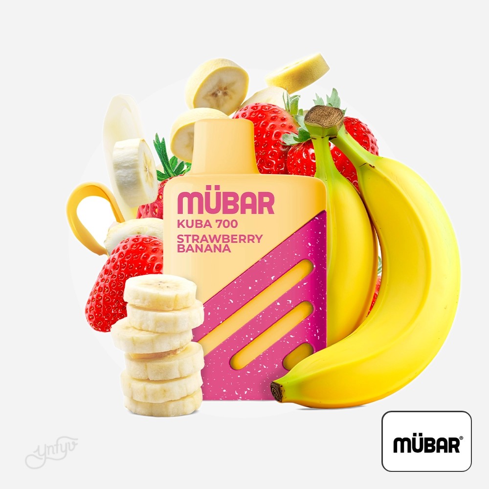 Vaper Desechable Kuba 700 Strawberry Banana 20Mg Mübar | Yonofumoyovapeo.com vaper desechable kuba 700 strawberry banana 20mg mübar