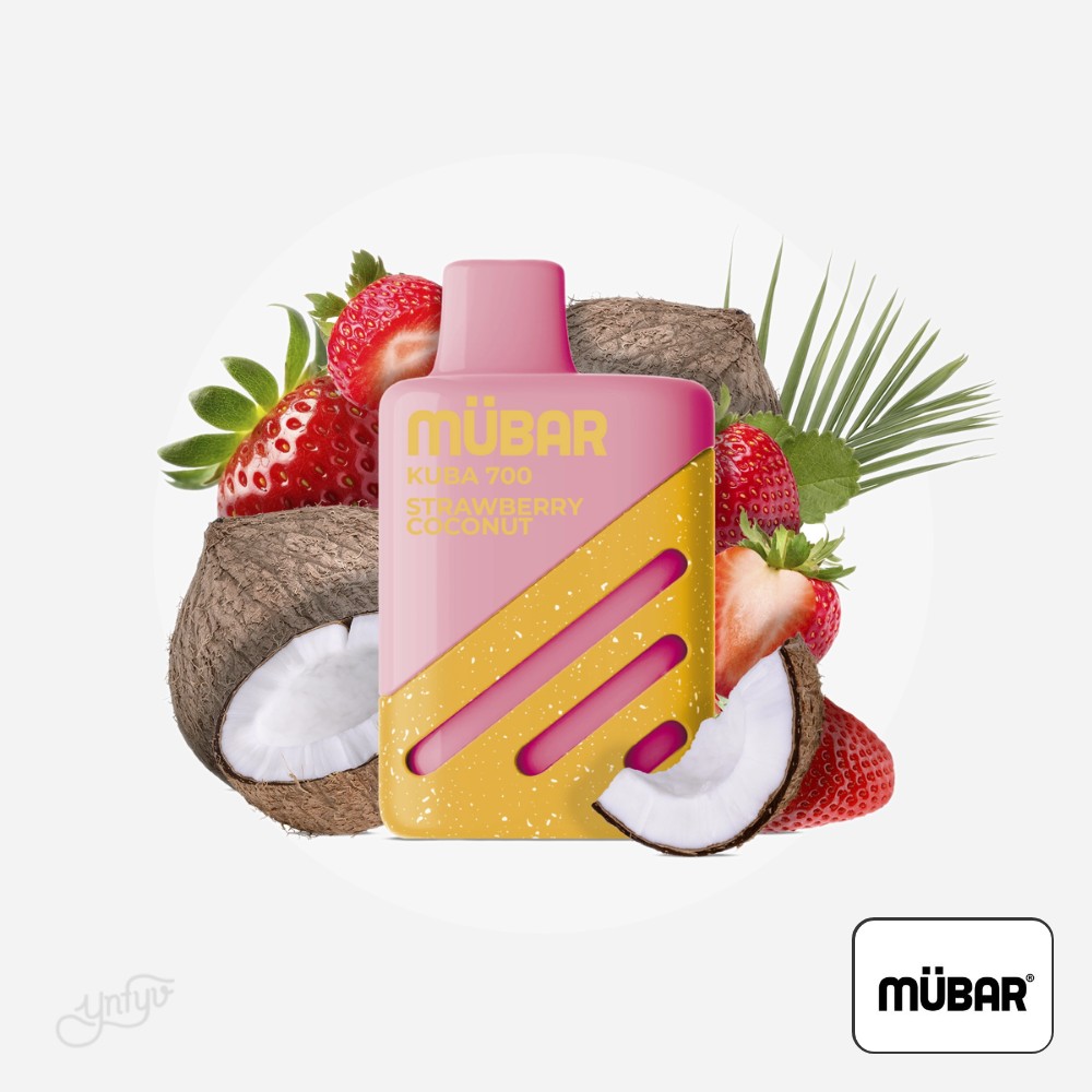 Vaper Desechable Kuba 700 Strawberry Coconut 20Mg Mübar | Yonofumoyovapeo.com vaper desechable kuba 700 strawberry coconut 20mg mübar