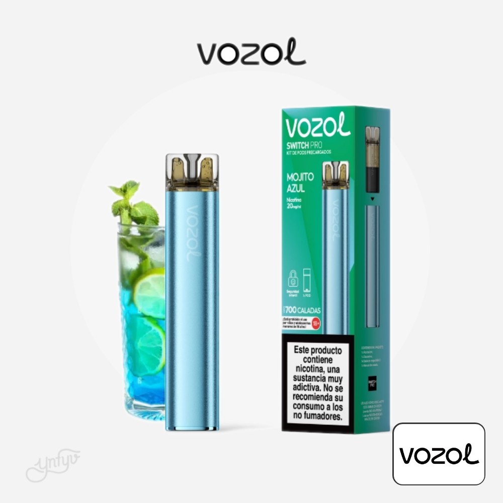 Pod Kit Switch Pro Mojito Azul Vozol | Yonofumoyovapeo.com pod kit switch pro mojito azul vozol