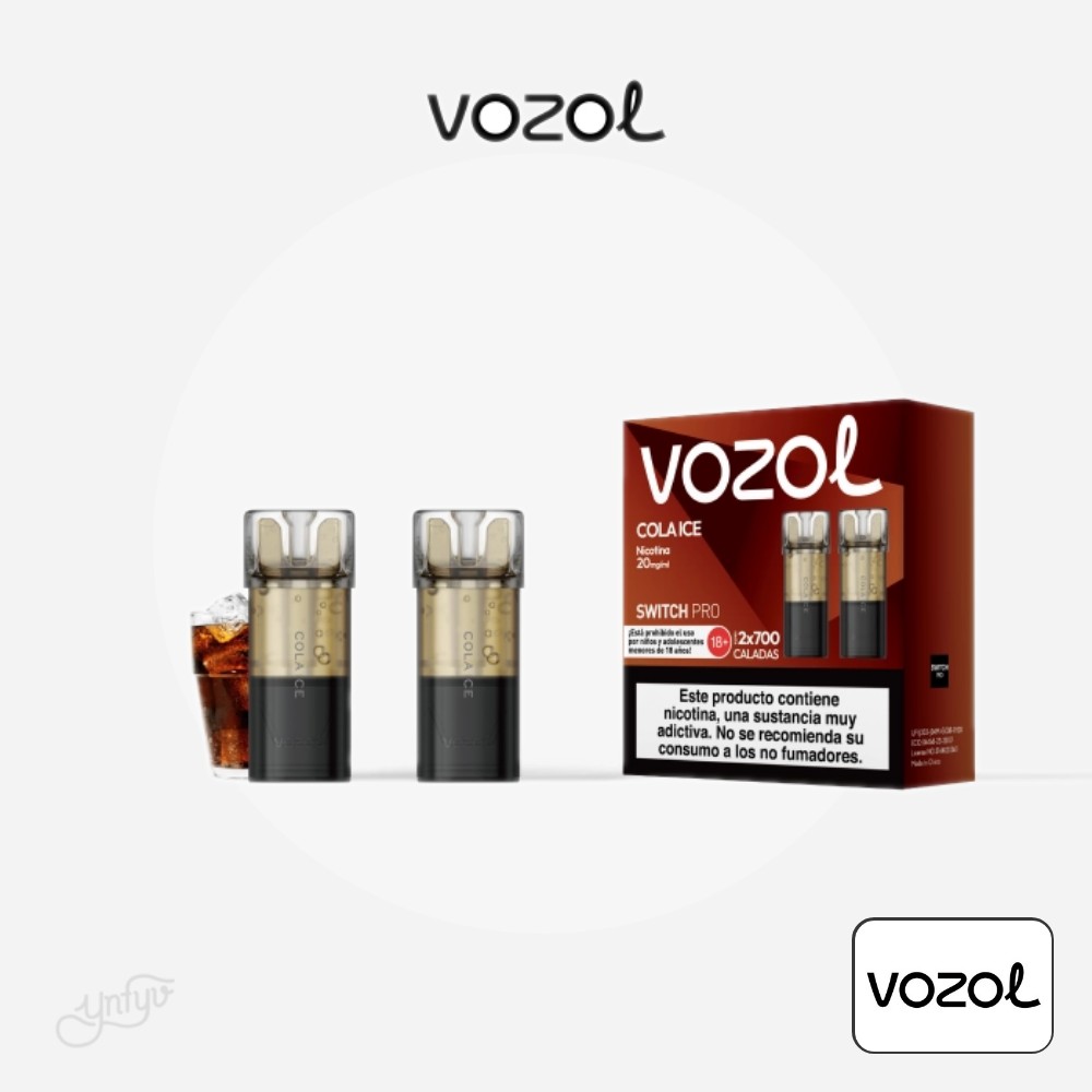 Cartucho Precargado Switch Pro Cola Ice Vozol (Pack De 2) | Yonofumoyovapeo.com cartucho precargado switch pro cola ice vozol (pack de 2)