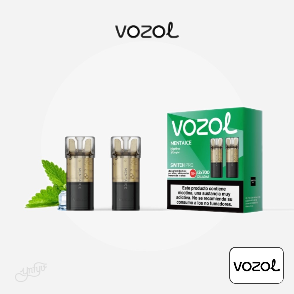 Cartucho Precargado Switch Pro Menta Ice Vozol (Pack De 2) | Yonofumoyovapeo.com cartucho precargado switch pro menta ice vozol (pack de 2)