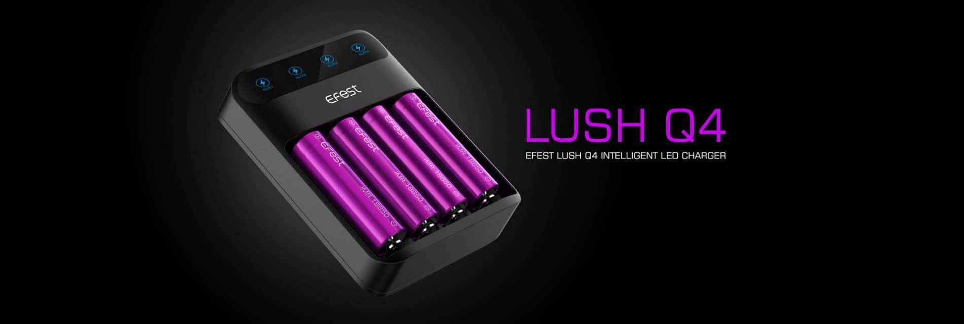 Cargador Efest Lush Q4 | Yonofumoyovapeo.com cargador efest lush q4 | yonofumoyovapeo.com