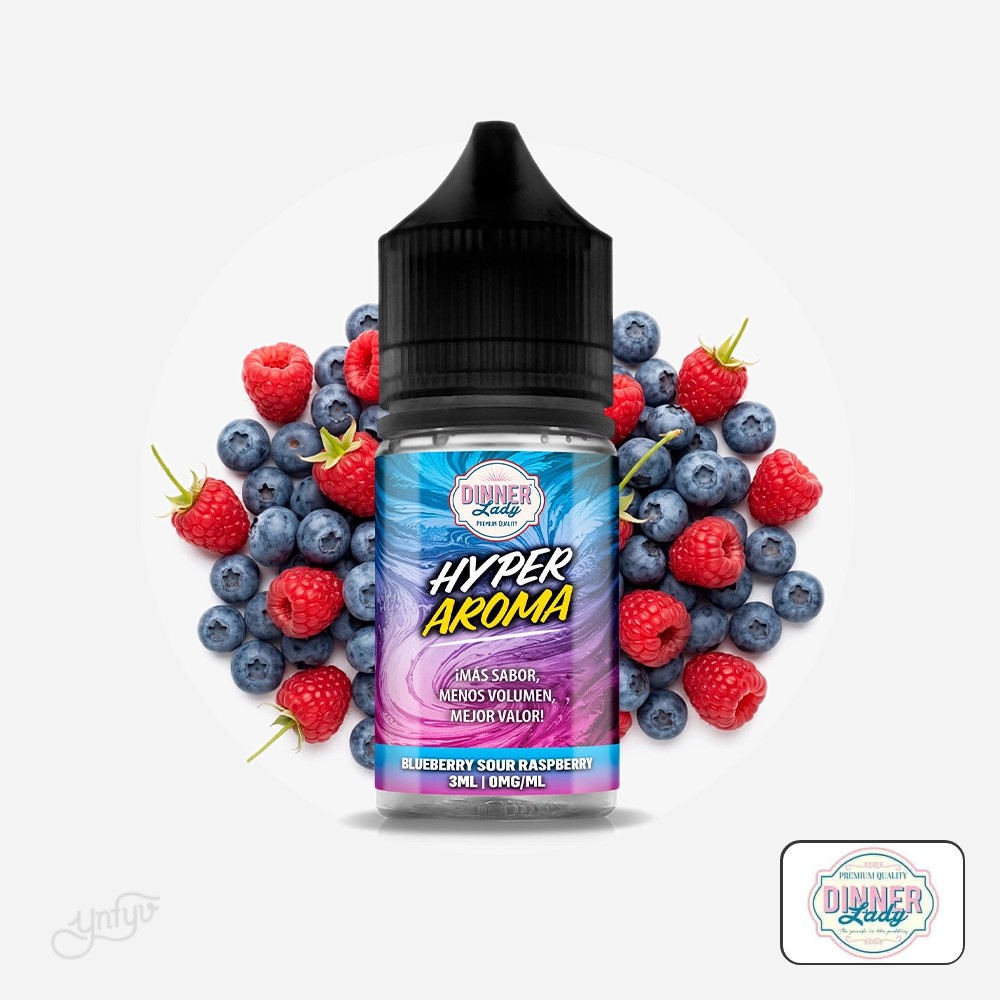 Aroma Hyper Blueberry Sour Raspberry 3Ml (Longfill) - Dinner Lady | Yonofumoyovapeo.com aroma hyper blueberry sour raspberry 3ml (longfill) – dinner lady