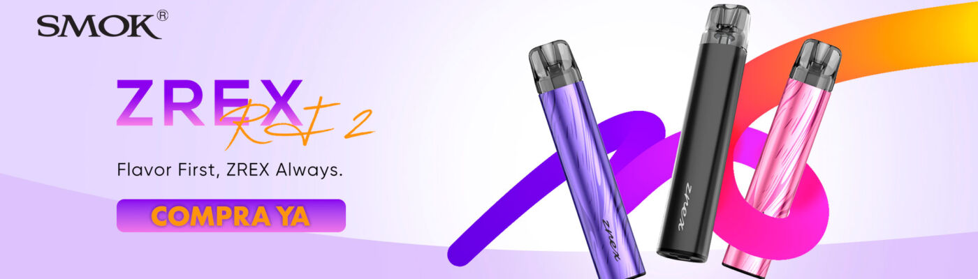 Tienda Vaper Barato, Vapers Desechables Y Recargables | Yonofumoyovapeo.com banner nuevo pod kit zrex rf 2 smok en yonofumoyovapeo