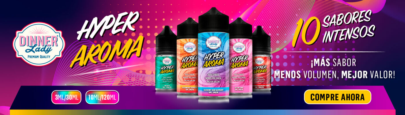 Tienda Vaper Barato, Vapers Desechables Y Recargables | Yonofumoyovapeo.com banner nuevos longfill de dinner lady en yonofumoyovapeo