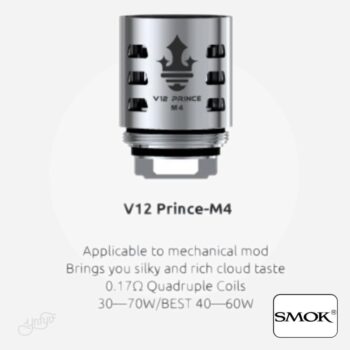 Resistencia Smok TFV12 Prince-M4 (Pack de 3)