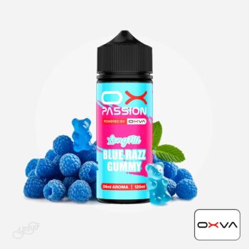 Aroma Ox Passion Blue Razz Gummy 24ml (Longfill) - Oxva