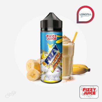 aroma banana milkshake 24ml (longfill) - fizzy juice