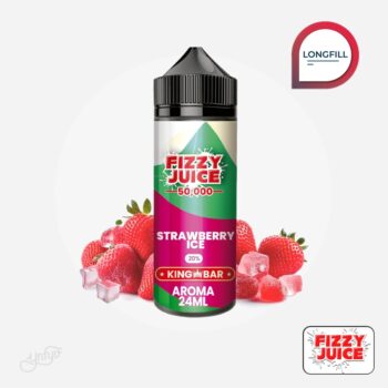 Aroma King Bar Strawberry Ice 24ml (Longfill) - Fizzy Juice