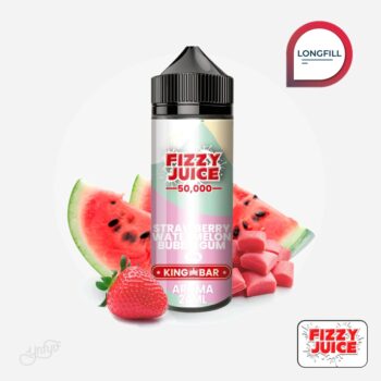Aroma King Bar Strawberry Watermelon Bubblegum 24ml (Longfill) - Fizzy Juice
