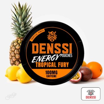 Bolsas energéticas de cafeína Tropical Fury 100mg - Denssi