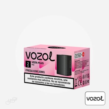 cartucho precargado vista plug 2+10 fresa kiwi 20mg vozol barato en yonofumoyovapeo.com
