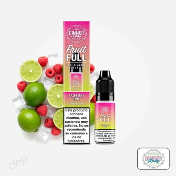 sales fruit full raspberry lime 10ml - dinner lady