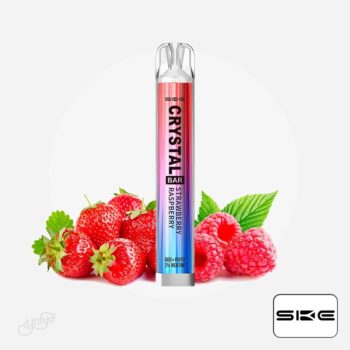 Vaper Desechable Crystal Bar Strawberry Raspberry 20mg Ske