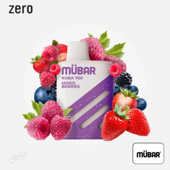Vaper Desechable Kuba 700 Mixed Berries 0mg Mübar