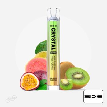 Vaper Desechable Crystal Bar Kiwi Passion Fruit Guava 20mg SKE