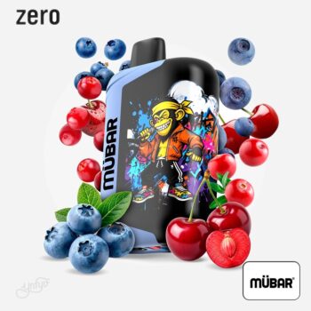 Vaper Desechable Eden Beast 50K Blueberry Cherry Cranberry 0mg Mübar