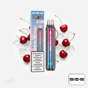 Vaper Desechable Crystal TB600 Cherry Ice 20mg SKE x Drifter