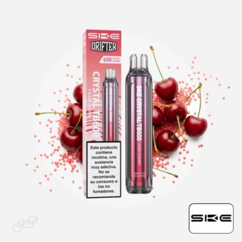 Vaper Desechable Crystal TB600 Fizzy Cherry 20mg SKE x Drifter