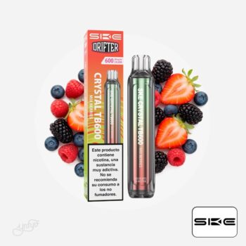 Vaper Desechable Crystal TB600 Mix Berries 20mg SKE x Drifter