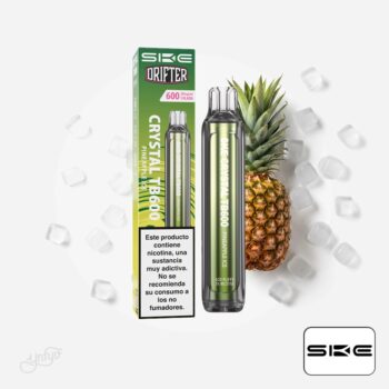 Vaper Desechable Crystal TB600 Pineapple Ice 20mg SKE x Drifter