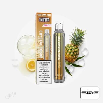 Vaper Desechable Crystal TB600 Pineapple Lemonade 20mg SKE x Drifter