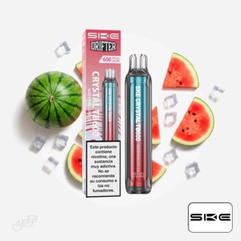 Vaper Desechable Crystal TB600 Watermelon Ice 20mg SKE x Drifter